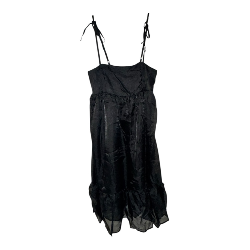 Wild Fable Black Mini Tie-Strap Dress - Picture 2 of 7